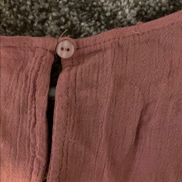 Mauve and white flower print romper - Picture 5 of 6